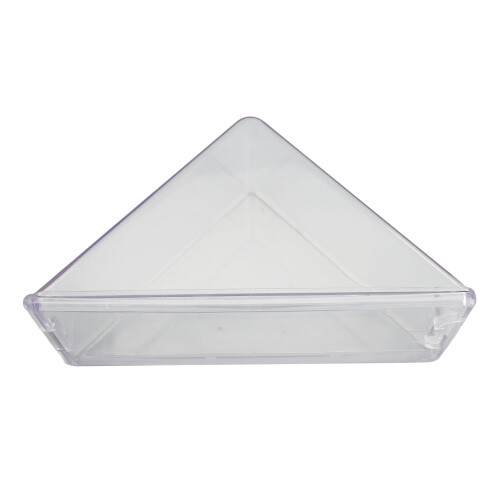 Contenitore triangolare trasparente per panini 17.5x13x7
