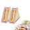 Contenitore triangolare trasparente per panini 17.5x13x7 6