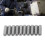 10Pcs M8x1.25 Stainless Steel Hex Coupling Nuts, Silver, L45mm 16