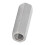 10Pcs M8x1.25 Stainless Steel Hex Coupling Nuts, Silver, L45mm 9