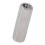 10Pcs M8x1.25 Stainless Steel Hex Coupling Nuts, Silver, L45mm 12