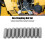 10Pcs M8x1.25 Stainless Steel Hex Coupling Nuts, Silver, L45mm 4