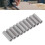 10Pcs M8x1.25 Stainless Steel Hex Coupling Nuts, Silver, L45mm 15