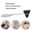 Zinc Alloy Neurological Percussion Hammer Trilateral Shaped Handheld Device 12