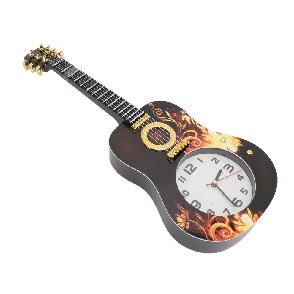Premium Plastic Ukulele Wall Clock Silent & Durable for Any Room 46x17.5cm-image-OPC-PJBDKDJ-NEW