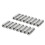 20 Pcs M5 x 0.8 Stainless Steel Hex Coupling Nut L25mm Rustproof Connector Set 14