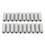 20 Pcs M5 x 0.8 Stainless Steel Hex Coupling Nut L25mm Rustproof Connector Set 2