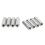 20 Pcs M5 x 0.8 Stainless Steel Hex Coupling Nut L25mm Rustproof Connector Set 8