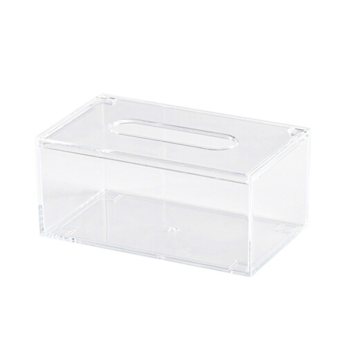 Modelo: Caja de pañuelos acrílica, 20x12x9cm, Transparente 2