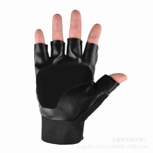 2 Stück Halbfinger-Fahrhandschuhe, Netzgewebe, Handfläche 24cm