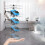 Mini 2-Kanal RC-Hubschrauber blau USB 10,5x18cm 1
