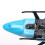Mini 2-Kanal RC-Hubschrauber blau USB 10,5x18cm 4