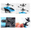 Mini 2-Kanal RC-Hubschrauber blau USB 10,5x18cm 6
