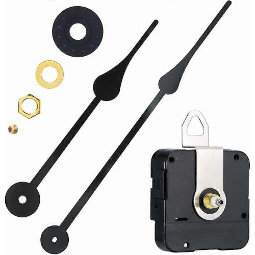 High Torque Clock Movement Replacement Mechanism with Clock Hands Fits Dials up to 56cm/22inch in Diameter