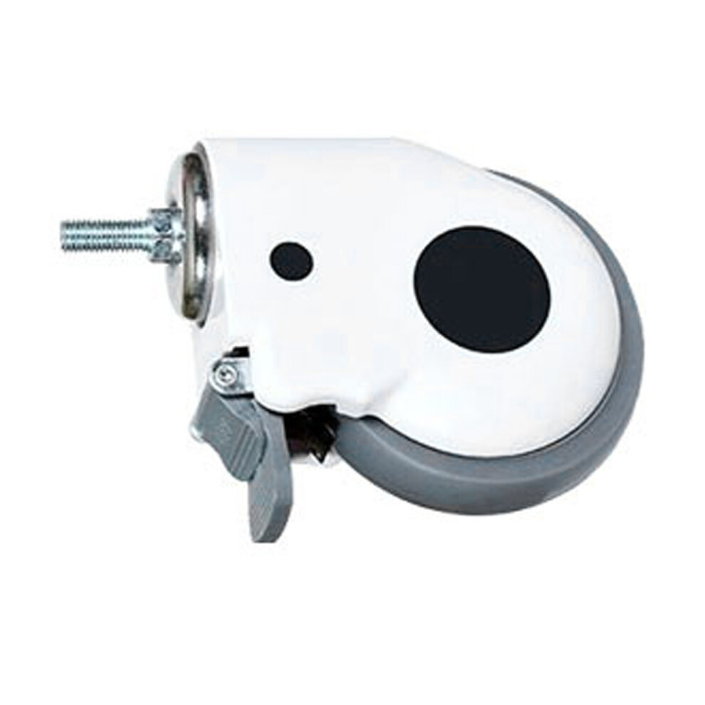 Heavy Duty 5In Caster With Brake Quiet Tpr Wheel For Cart Replacement 9421332463072