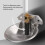 Sturdy Stainless Water Bowl for Sheep - Anti Fall Collision Bite 6