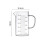 Glass Meter Ergonomic Thick Handle Transparent Oven 11