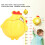 Kids Jump Trainer Yellow Plastic Electronic Height Touch Device for Ages 18+ 6