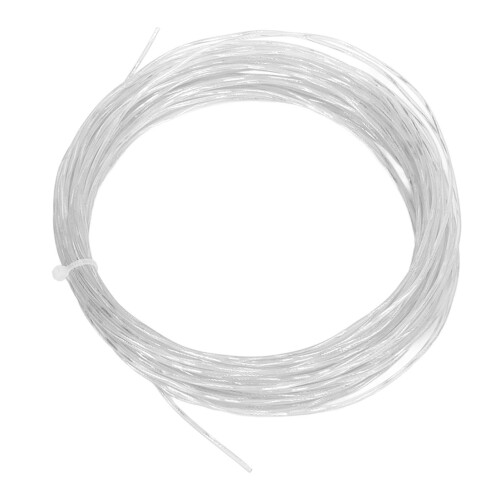 Tennis Racket String Nylon 12.2m 1.3mm White Replacement Wire 2