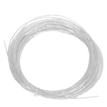 Tennis Racket String Nylon 12.2m 1.3mm White Replacement Wire