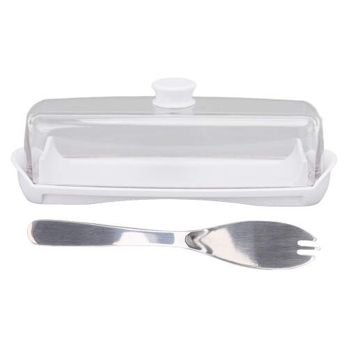 Kunststoff-Butterdose, großer Deckel, 196,5 cm, Trans. 1