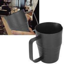 Jarra negra para espumar leche de 900 ml acero inoxidable 304 pico en forma de águila engrosada