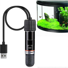 Mini Aquarium Heater | Thermostat 10w Usb Rechargeable Rod for Heating | Space Saving Heating Tool for Aquarium And Small Aquariums