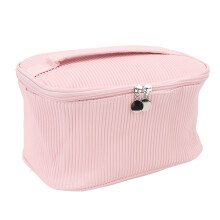 Bolsa de apertura amplia y gran capacidad 26x17x15 cm rosa