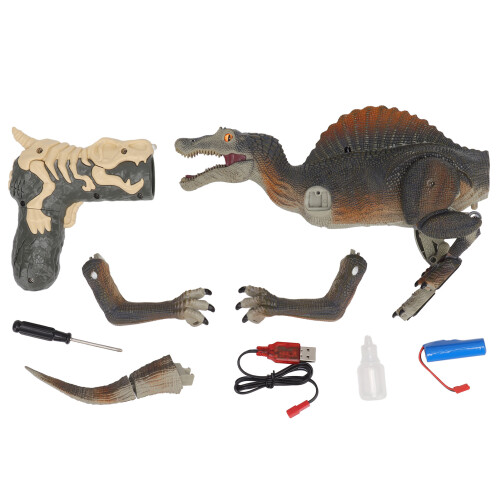 Electric Dino Model with Remote Control and LED Light Mechanical Dinosaur Toy 1