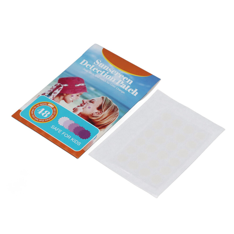 48 Pcs UV Stickers Color-Changing UV Patch Outdoor