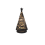 (Black) LED Light Up Festive Christmas Tree Spinner - 26cm 1