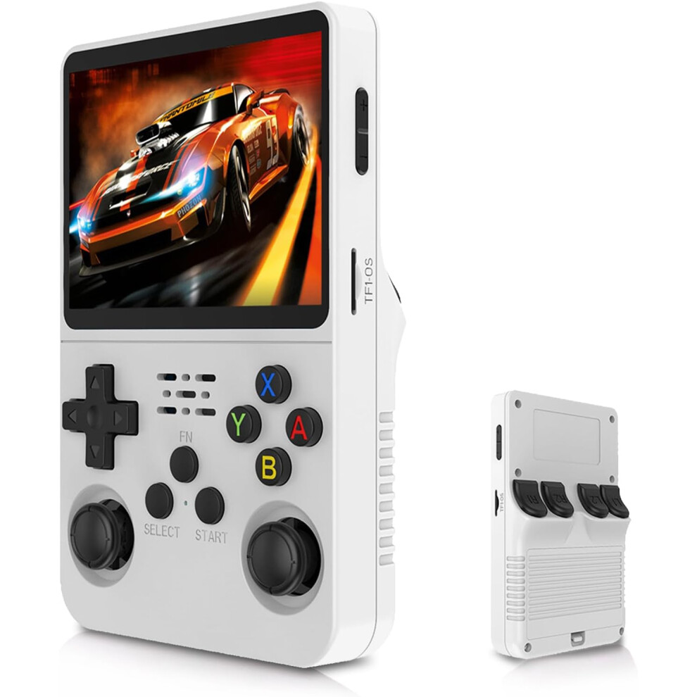 (128G) R36s Retro Handheld Video Game Console,3.5Inch Ips 640X480 Hd Retro Handheld Game Console,Portable Handheld Video Game Console For Linux System 9357235718790