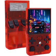 (64G, 128G) Retro Handheld Game Console, 4 Inch HD Screen Portable Video Game Console with 4000mAh Battery for Travel (64G)
