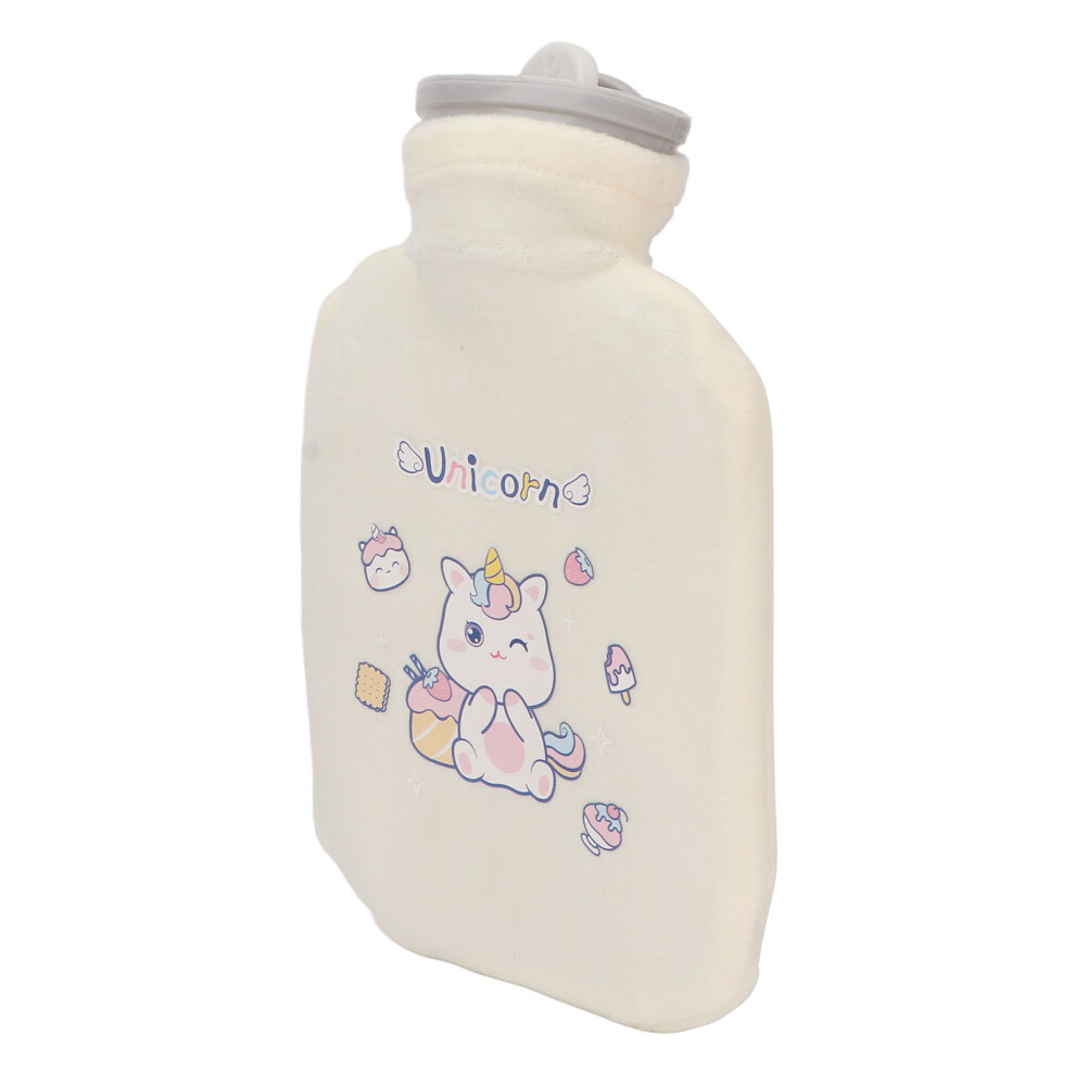 White 500Ml Thicken Pvc Hot Water Bottle For Cold Compress & Pain Relief