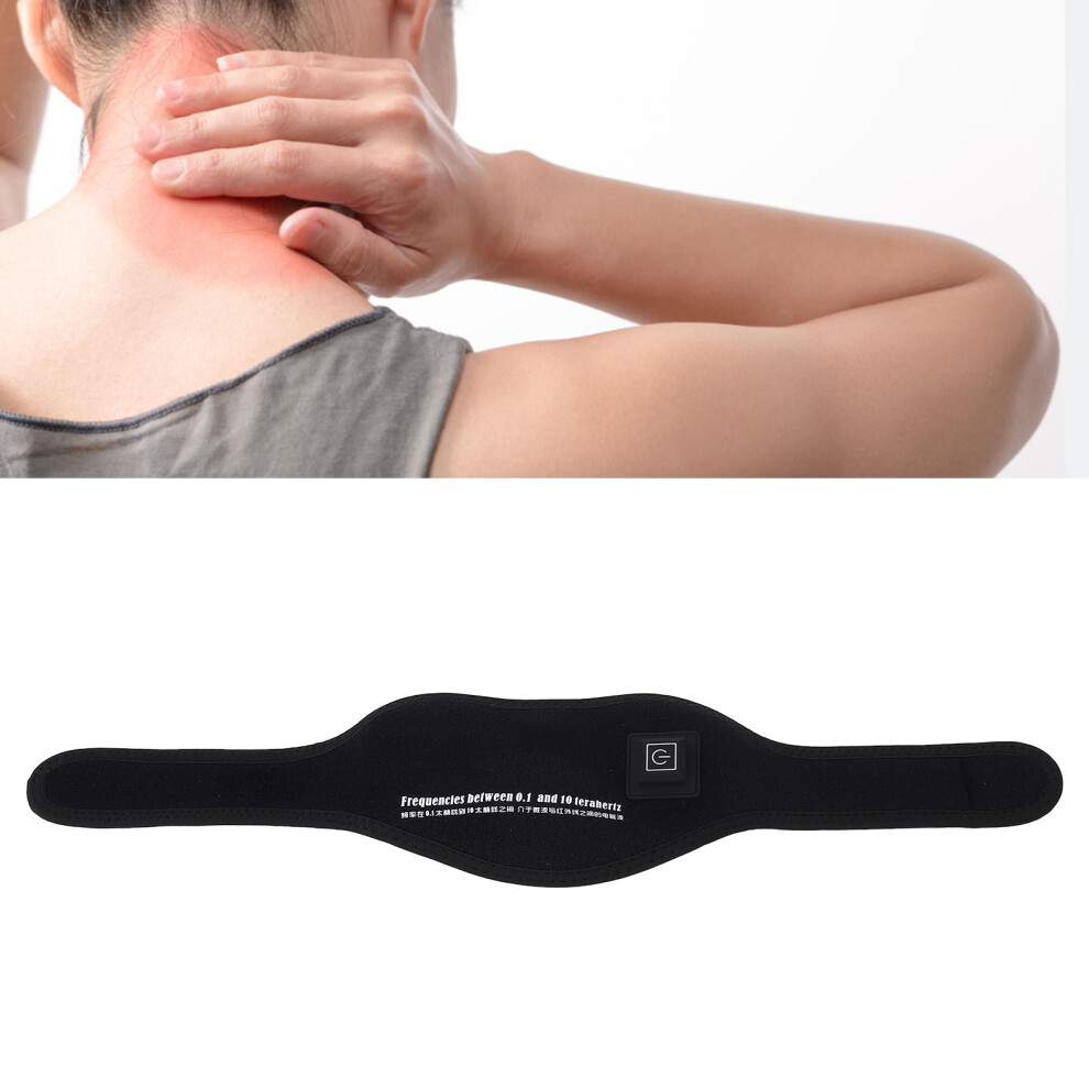 Terahertz Heated Neck Brace, USB, 3-Level Adjustable, Soreness Relief