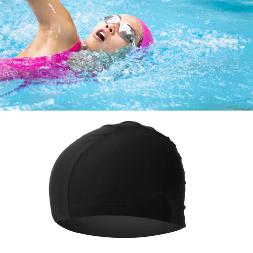 Comfortable Polyester Swim Cap - Keeps Hair Dry & Enhances Speed 2
