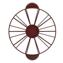 Dark Red Cake Divider: 10/12 Slice Food Grade Cutter 126g/4.4oz