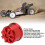 Carter de différentiel en aluminium rouge pour Summit 1/10 4