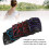 6er-Pack Stretchy Magic Haar-Kamm 7,4x5,5 cm Rot 5
