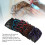 6er-Pack Stretchy Magic Haar-Kamm 7,4x5,5 cm Rot 4