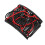 6er-Pack Stretchy Magic Haar-Kamm 7,4x5,5 cm Rot 12