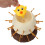 Easter Eggshell Trick Toy Pirate Sword & Barrel – 17x16cm White 6