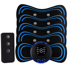 Mini Electric Massager 10 Levels 5 Modes Rechargeable TENS Cervical Pads