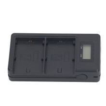 USB-Ladegerät mit zwei Steckplätzen für LP-E6 E6NH LED-Display