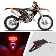 Hintere Kotflügel-LED-Rücklicht Brems- und Signallicht 3-in-1 für Off-Rroad-Motorrad