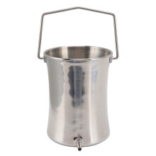 Stainless Steel Enema Bucket Kit 2L with 2m Hose, 4 Nozzles