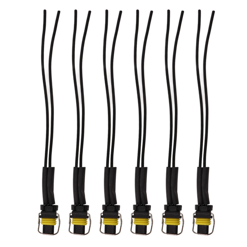 Complete 6Pcs Fuel Injector Harness Replacement For Cat C7 C9 645 1001 6911332504125