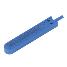 Edelstahl-EKG-Schieblehre 0-2,4 Zoll Blaues Lineal