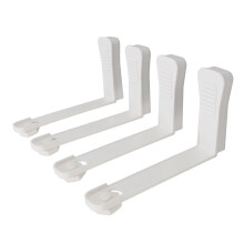 Pack de 4 clips para sábanas blancas 17,3 x 10 x 3,7 cm