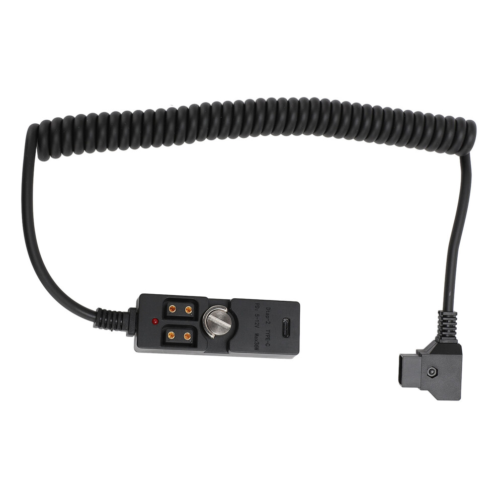 D Tap To 2 Port Power Cable With Led Indicator, 0.5-2M, Copper 4961332504313